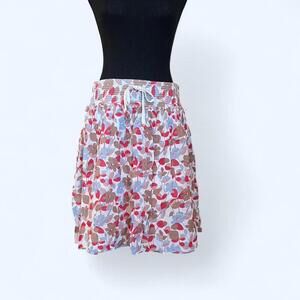 Vintage Y2K American Eagle 100% cotton floral print mini skirt Size 2